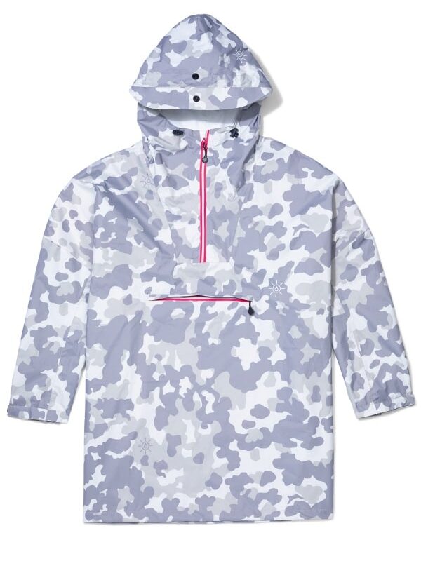 Regenponcho Camo Grey