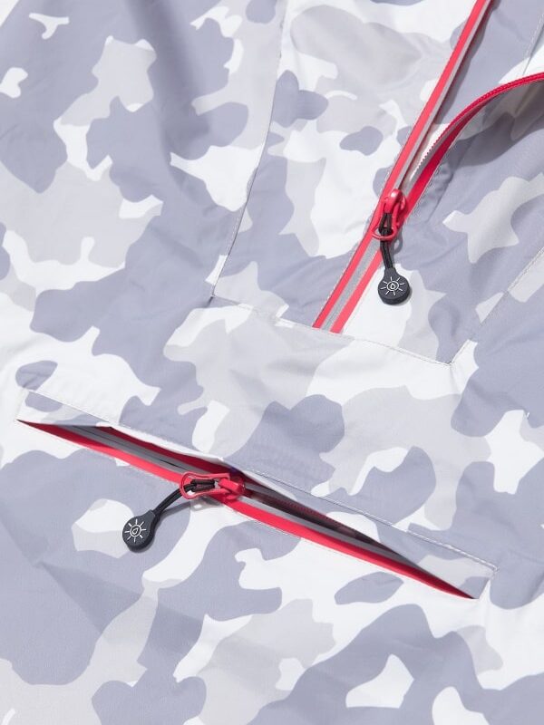 Regenponcho Camo Grey