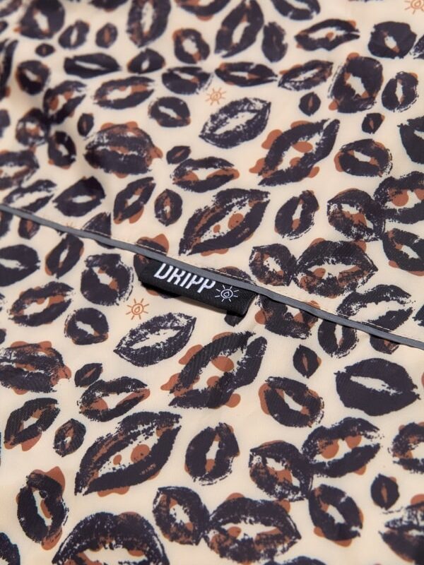Regenponcho Leopard Kiss